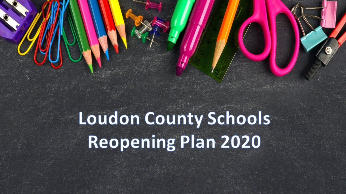 The Loudon County Schools Reopening Plan has been posted to the district web site loudoncounty.org Students will start back to school on August 7, 2020 with additional safety protocols in place.