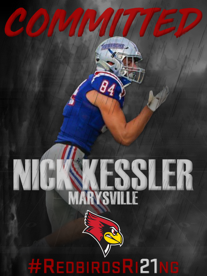 NickKessler9's tweet photo. Committed to Illinois State University! 
@Coach_Spack 
@Coach_Etheridge 
@Coach_CJIrvin 
@RedbirdFB 
@RedbirdRecruits 
#RedbirdsRi21ng https://t.co/sWvVOq247r