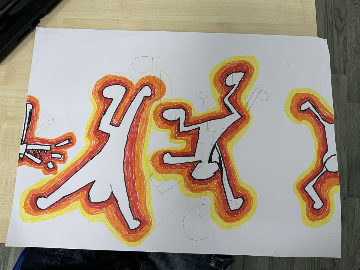 Michelle Walsh (@shell_walsh235) on Twitter photo Keith Haring style artwork created by Year 6 Orange Bubble. We are enjoying using new skills to create our own masterpieces, adding colour to enhance each design.π¨π<a href="/Year6_Layton/">Year6_Layton</a> Keith Haring style artwork created by Year 6 Orange Bubble. We are enjoying using new skills to create our own masterpieces, adding colour to enhance each design.π¨π<a href="/Year6_Layton/">Year6_Layton</a>
