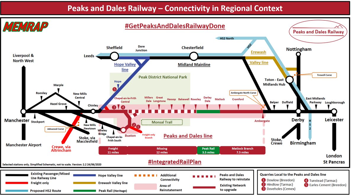 "Connectivity has a huge influence on all of our lives. It dictates the education we receive, the people we meet, the job we secure and, ultimately, our economic potential." midlandsconnect.uk/media/1571/mid…

<a href="/PeaksDalesRail/">Peaks and Dales Railway</a> &amp; @MEMRAP1 aim to reinstate the East Midlands-Manchester railway.