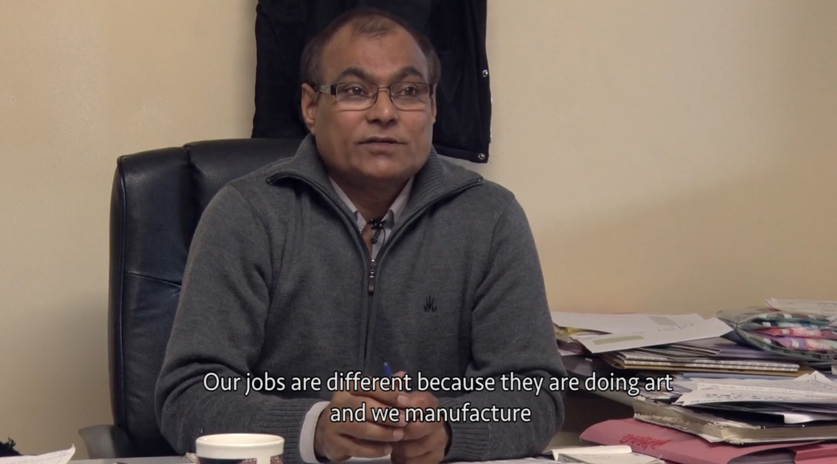 why do i care? why do i still go on about it? Because if we allow the narrative to be dictated by developers, then the voices and histories of communities will be erased. We need to show solidarity. (image from The Art of Work by  @matyldosia)