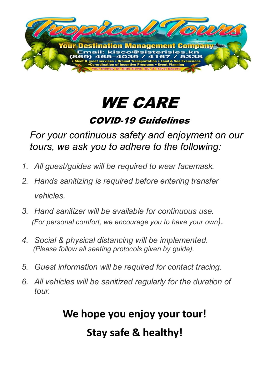 We Care about our customer and their safety!
#tropicaltoursskb
#wecare
#SafetyFirst 
#MoreThanacustomer