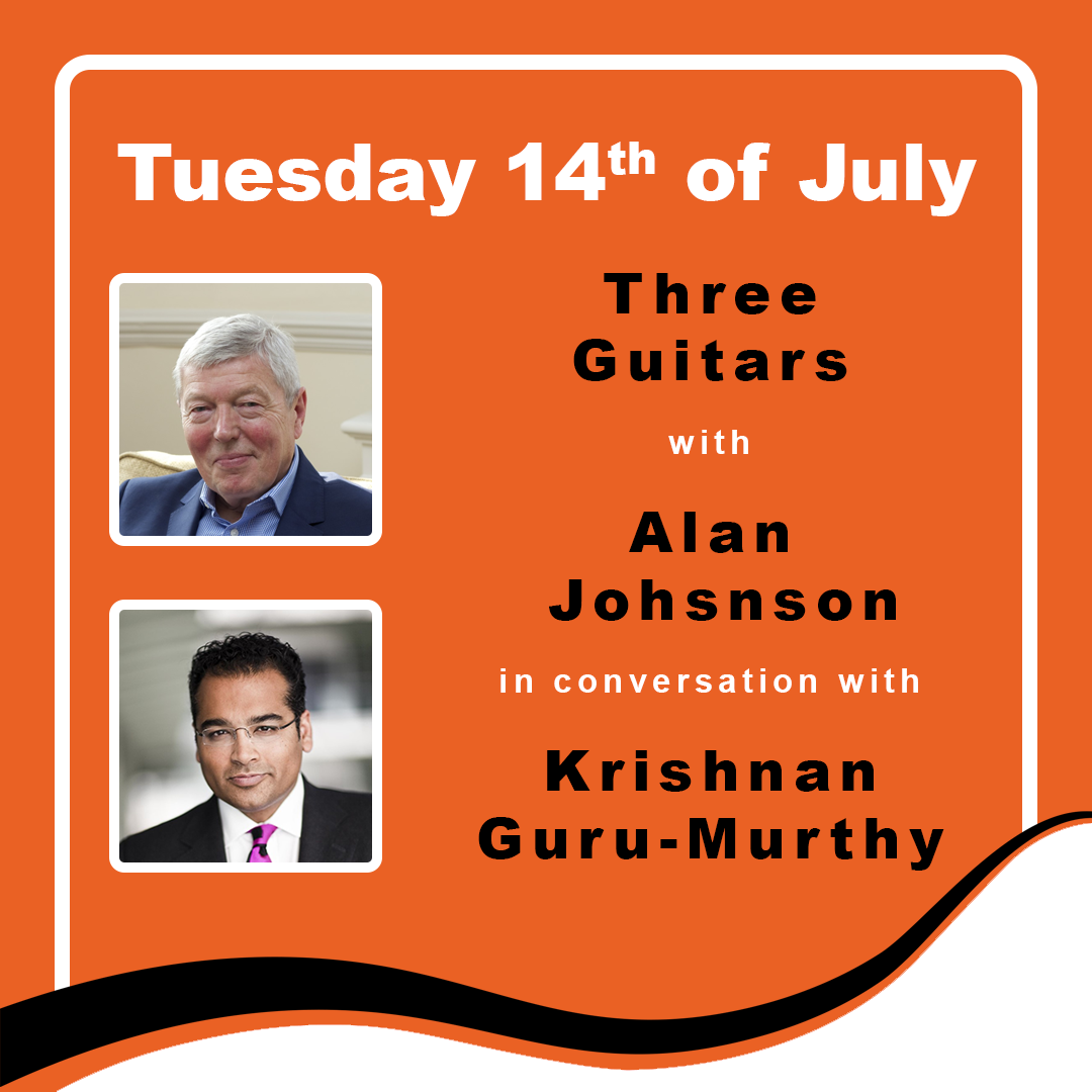We're excited for our second #SummerSeries on Tuesday 14th @ 7:30pm.  Our Patron, Alan Johnson will be in conversation with Channel 4's <a href="/krishgm/">Krishnan Guru-Murthy</a> in a session titled Three Guitars.  Please visit our site to find out more: wlac.org.uk/?give_forms=su… 

#charity #nonprofit