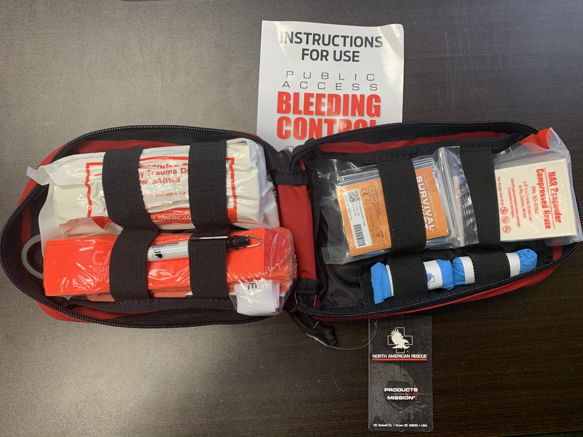 We are super excited to receive our @HarborTrauma @StopTheBleed kits today!!! Looking forward to sharing these with our community partners. @StopTheBleedACS @SoCalSurgeons @traumaicurounds @CountyofLA @ACSTrauma