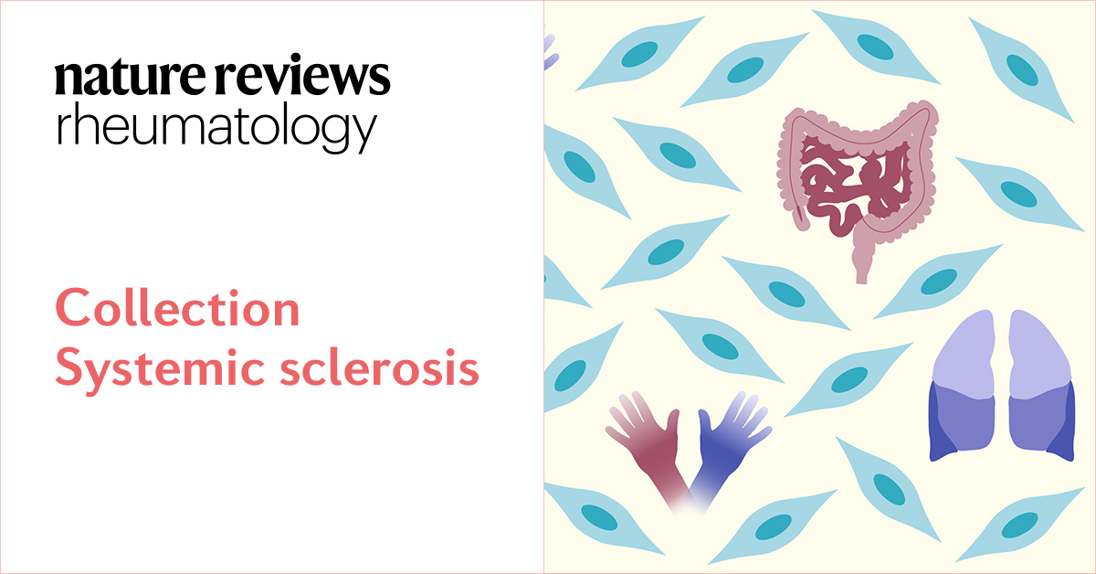 NatRevRheumatol's tweet photo. We're getting geared up for the 6th #SystemicSclerosis World e-Congress

To get in the mood, check out our new collection on Systemic Sclerosis

#wsc20 #scleroderma #rheumtwitter

https://t.co/3KhFq6O9k4 https://t.co/xK1yDQpNRb