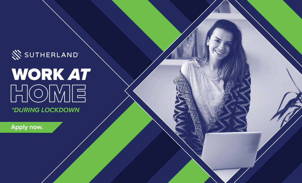 SutherlandHires's tweet photo. MEXICO - Looking for Work-at-Home opportunities? Look no more! With Sutherland you can enjoy a fully remote job experience while the lockdown lasts. Make the most out of staying at home and join us. Apply today https://t.co/meCCCYbbzK https://t.co/x8VAwdfC0v