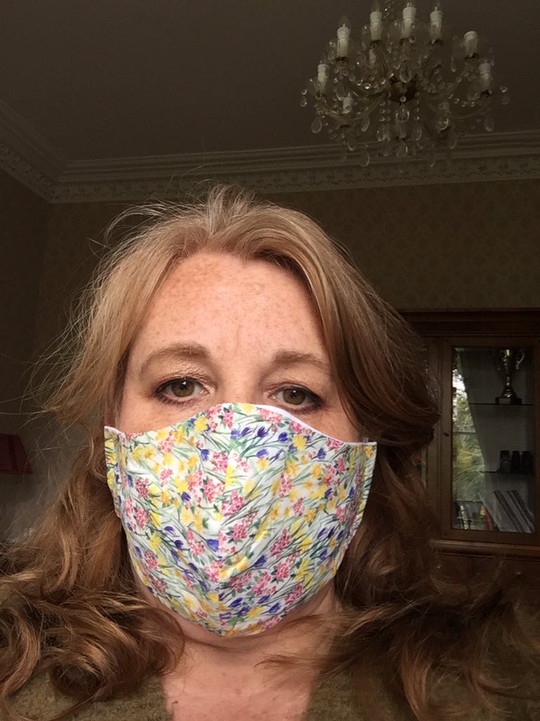 Face mask at the ready to go to the shops, another 3 weeks till I can get a haircut 🤪#WearAMask