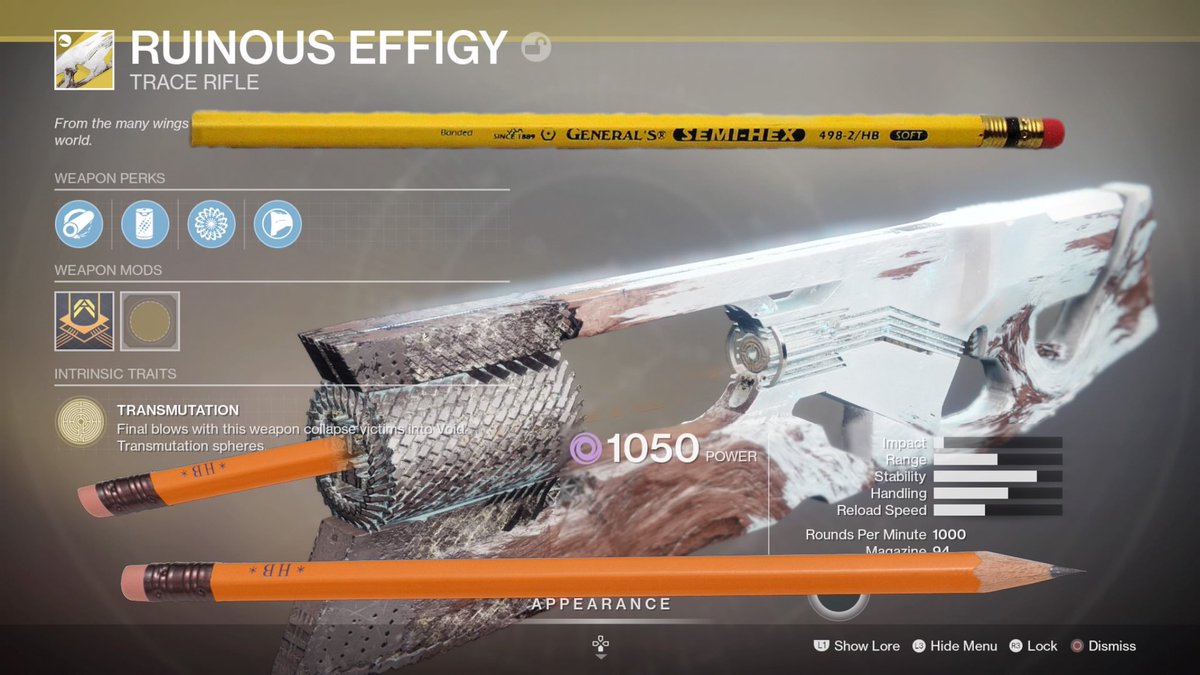 You can’t unsee it now.... amirite? #Destiny2