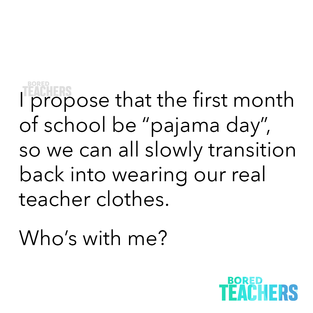 Bored_Teachers's tweet photo. Show of hands! 🙋‍♀️ https://t.co/YaX0ikA7T0