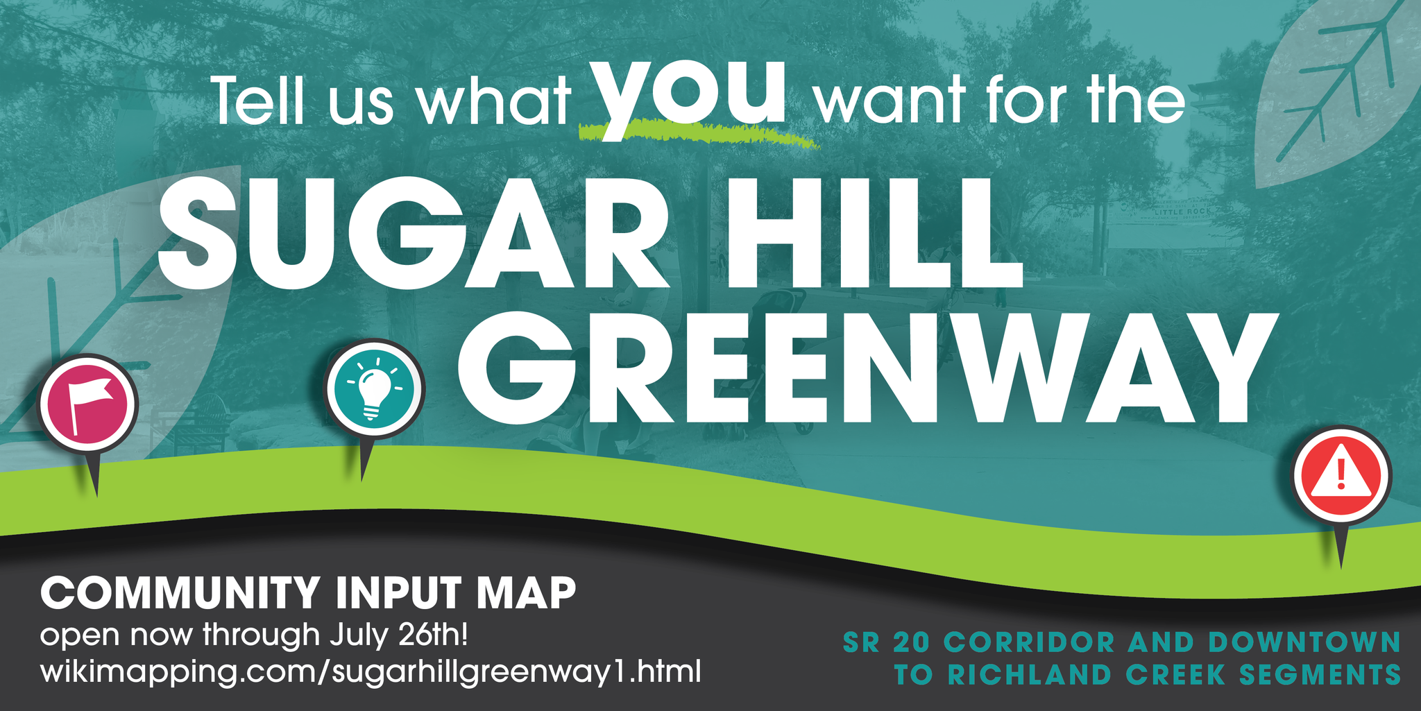 City of Sugar Hill on Twitter "Help design an segment of the Sugar Hill Greenway! The