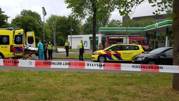 BP-tankstation aan de Zwaagmergouw weer beperkt geopend na brandstichting door verwarde man..