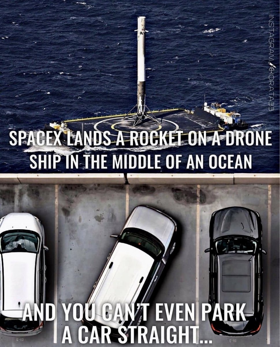 RealLifeStarman's tweet image. Parking is hard 🚀 🚘