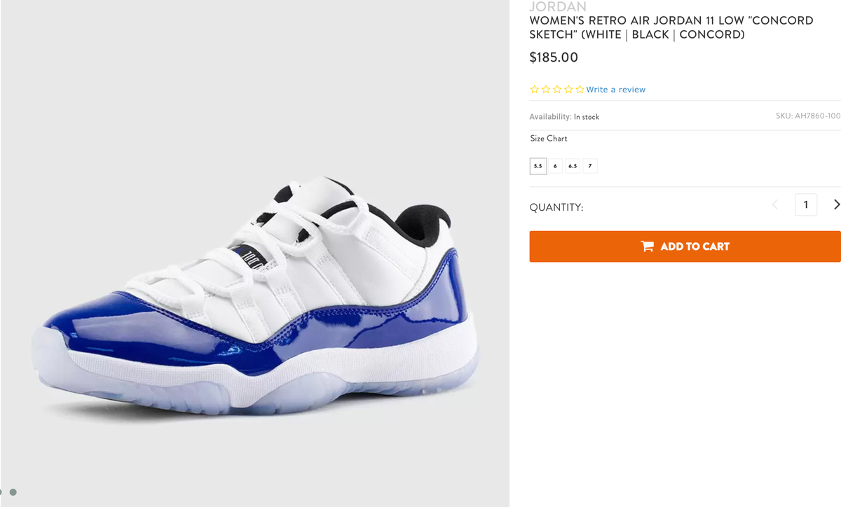 jordan 11 concord snipes