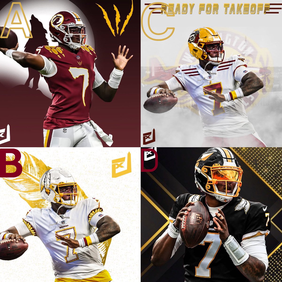 Bleeding Burgundy & Gold tweet media