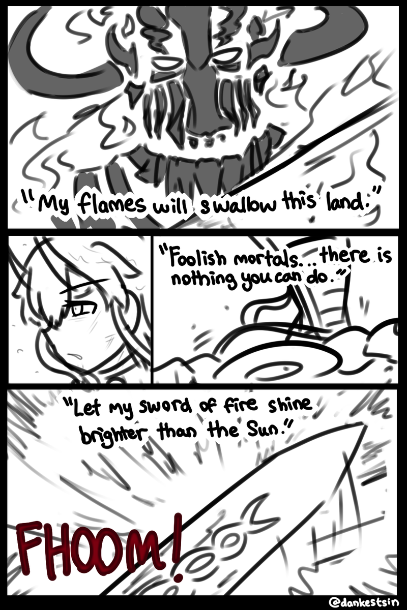 Ashy Simping For Barghest Spoilers For Lb2 S Final Boss Fight Comic For My Mvp In Gotterdamerung Fear The Gamer Oni Surtr For She Yeeteth More Panels Below Fgo T Co H3nmamo3hi