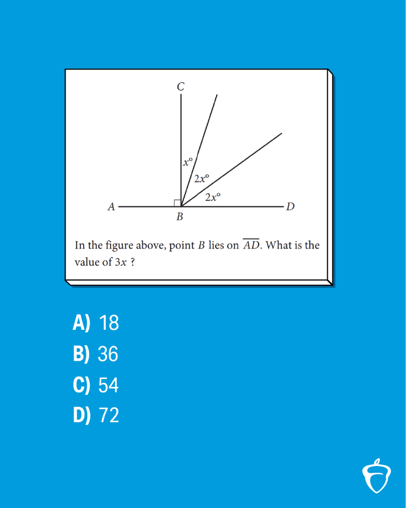 CollegeBoard's tweet photo. Reply with your answer to this #SATPractice question, and we'll post the right one later today. https://t.co/ukgCPYHuwy