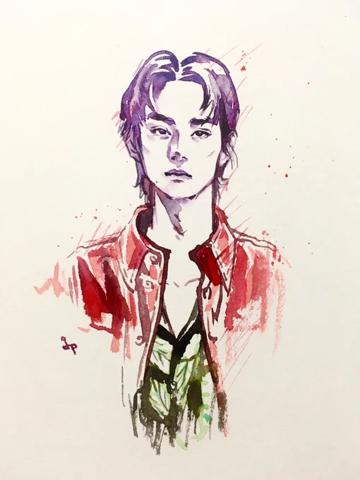 楽しみが増えましたね。

#MIU404
#菅田将暉
#watercolor 
#fanart 