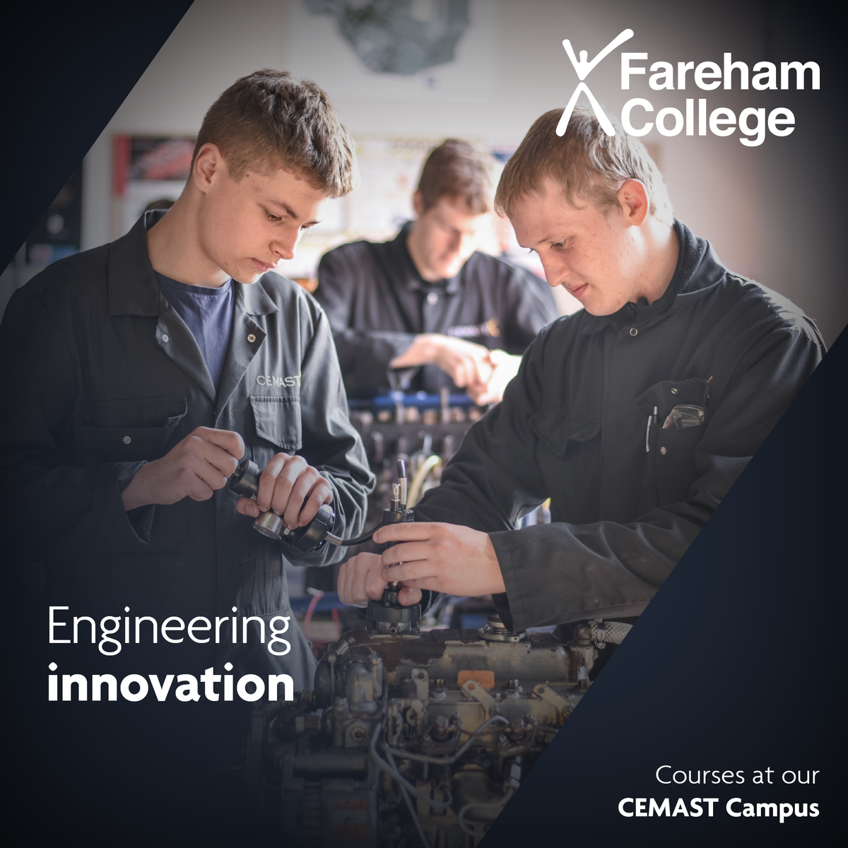FarehamCollege's tweet photo. Our #CEMAST Campus has become renowned as an industry-leading training environment. For more information on how you can Refresh, Refocus and Retrain your workforce, email #BusinessPlus at business@fareham.ac.uk

#BounceForward #APlanForJobs #OpportunityGuarantee #yourplaceishere https://t.co/HUej5G9CbH