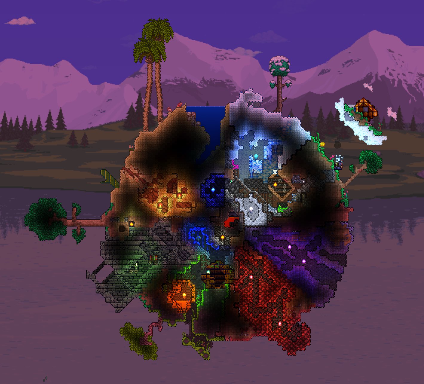 兎菱 Terraria It S A Small World Edition Terraria テラリア T Co Dqj1hyilkv Twitter