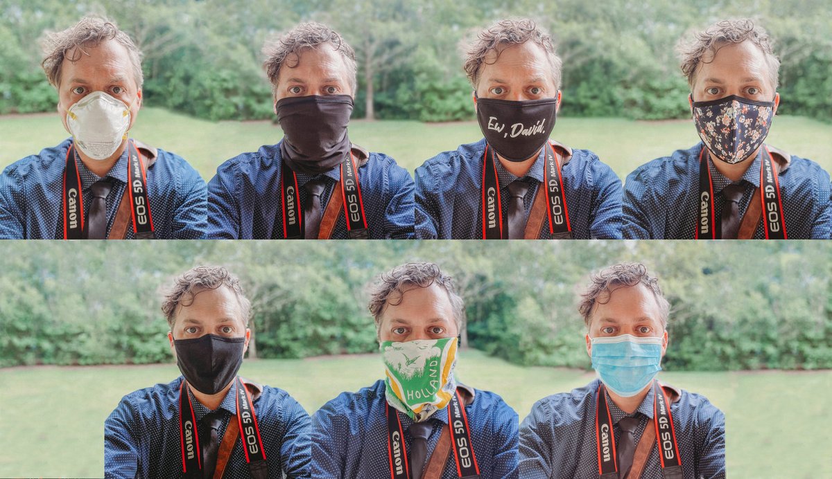 petapixel's tweet image. Photographer tests the best masks for working during the pandemic: petapixel.com/2020/07/10/pho…