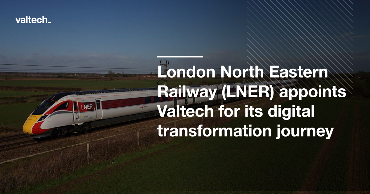 Valtech have been appointed by <a href="/LNER/">London North Eastern Railway</a> to help them with their digital transformation journey. Read all about it here: bit.ly/3ekq7f8 #lner #transformingtravel #DigitalTransformation