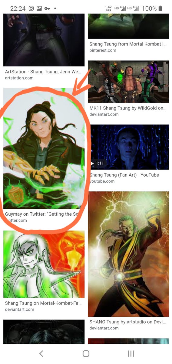 Shang Tsung, Fan Fiction