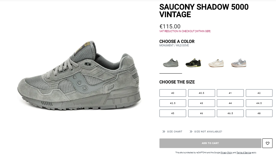 saucony shadow 5000 monument