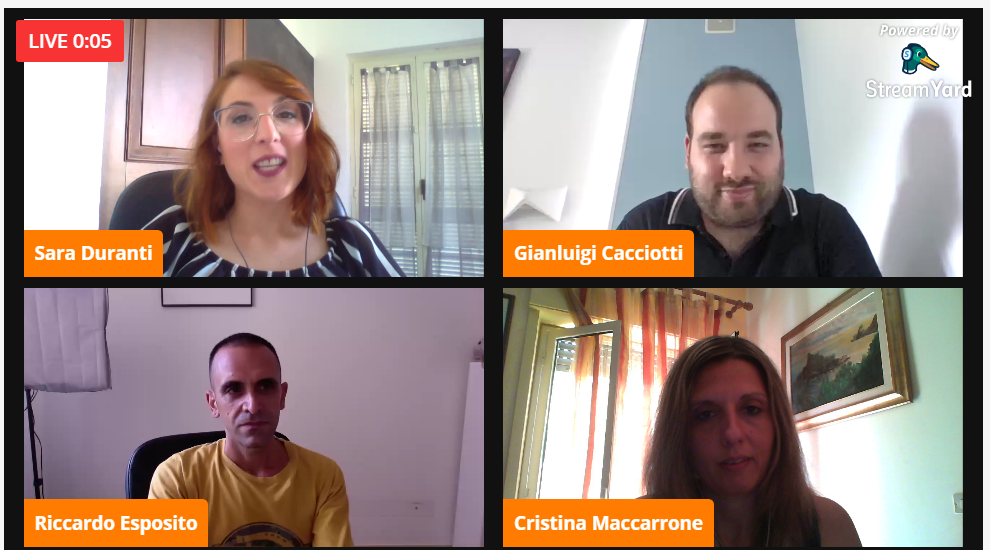 cristinamacca's tweet photo. Ed eccoci io e @mysocialweb intervista da @SaraDuranti e Gianluca di @spremute per #scrivereperinformare.
La prima domanda Γ¨: era necessario scrivere un libro simile? Si preannuncia una live interessante!
Seguiteci qui β¬οΈβ¬οΈ
https://t.co/huqV9VH4Th https://t.co/eQVIz4S1Y2