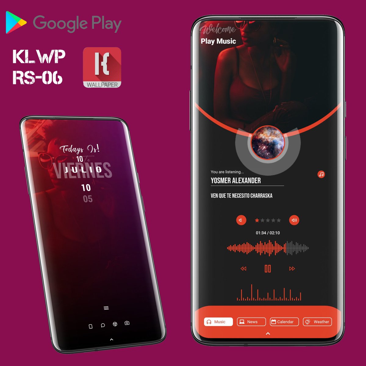 Android15Kustom's tweet image. ✔️Preset: KLWP RS-06
One Page
🔹Used:
🔘Nova Launcher
🔘Klwp

👉 Download:
play.google.com/store/apps/det…

🔹VIDEO:
youtu.be/6Hm8dFpvDl4

#klwp #kwgt #homescreen #Themes #personalizacion #android #personalizacionandroid #ui #uidesign #kustom #templates #illustration #novalauncher