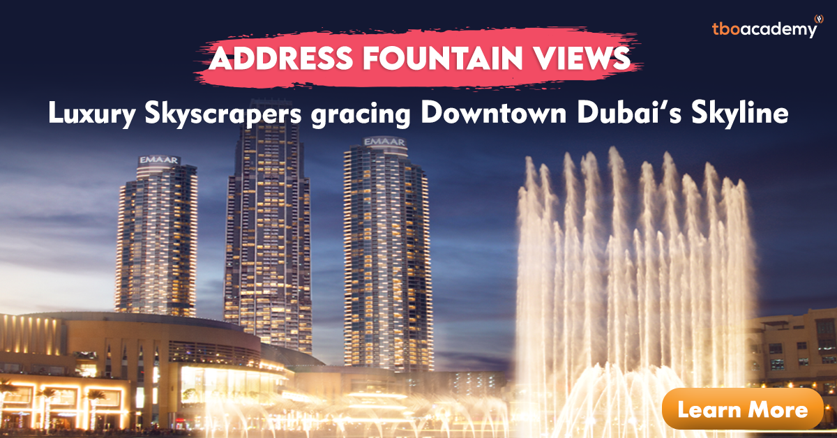 TBOAcademy's tweet photo. #AddressFountainViews - Limitless access to superlative luxury, uplifting leisure, and the world’s most remarkable retail.

Explore More: https://t.co/6YzL9YG8B4

@emaardubai #emaar #emaarhotels #dubaihotels #addresshotels @Address_Hotels #travel #travelagent #travelexpert https://t.co/HC8mQzyub2