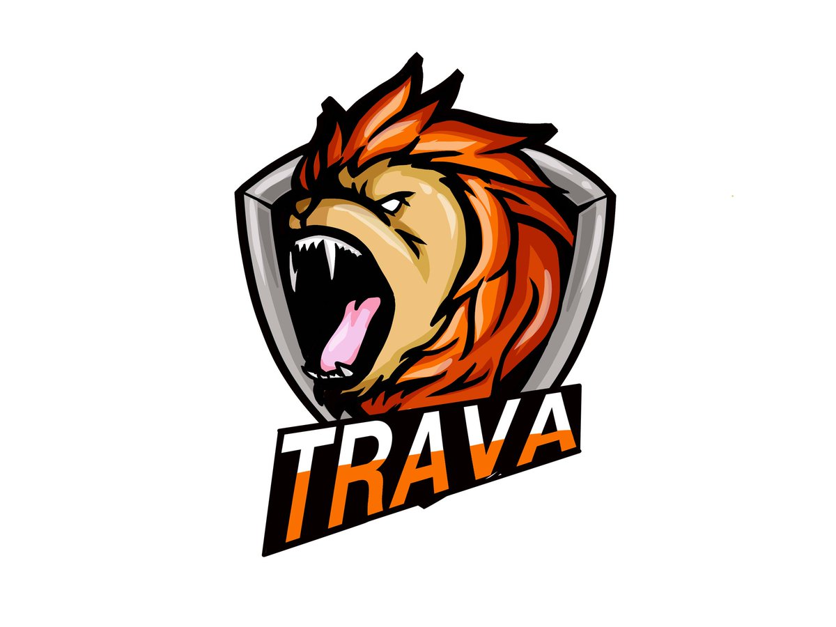 Trava Design とらば マスロゴとイラスト ライオンのマスコットロゴ まぁまぁのできかなぁ まぁまぁ 絵描きさんと繋がりたい ゲーム好きと繋がりたい クランロゴ