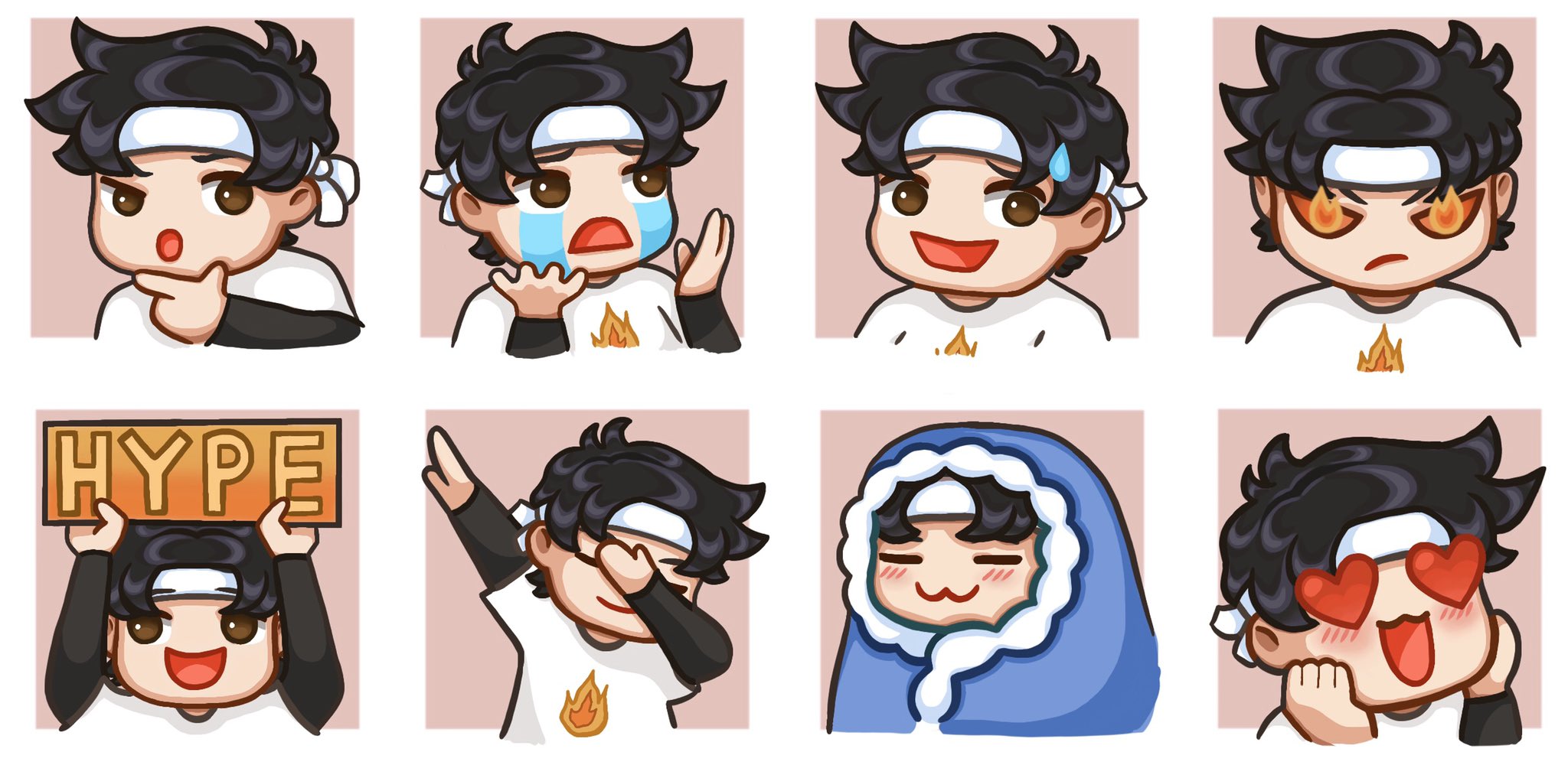 ᴥ• on X: I made some emotes! @Sapnap @TwSimpnap 🧡 I hope you