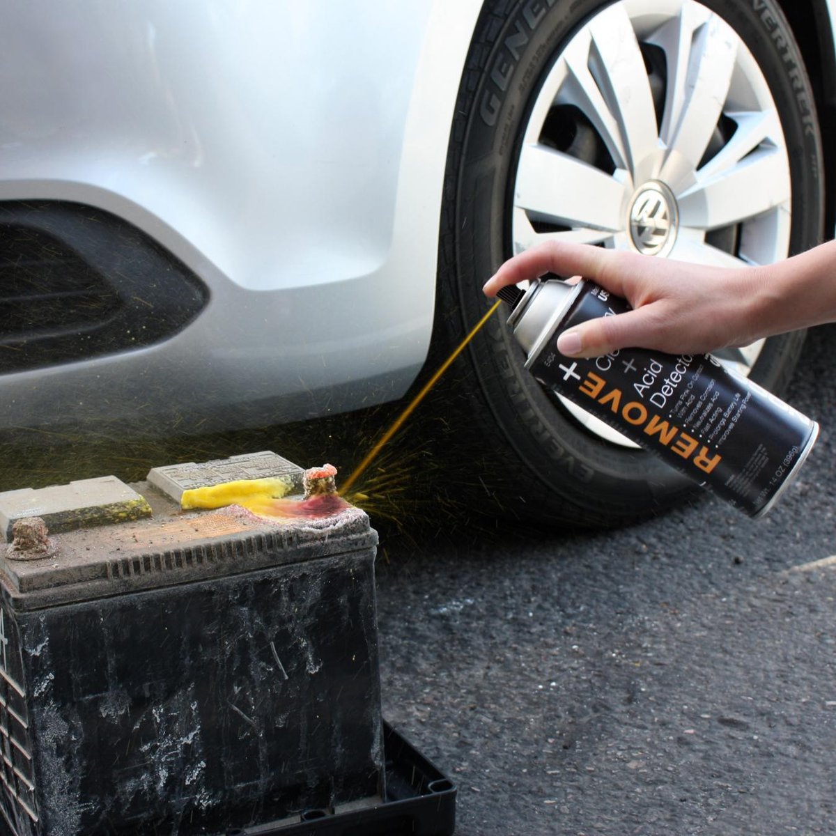 SPTTRUCKPARTS's tweet photo. Summer Maintenance Tip!
Batteries - Excessive heat can cause your battery to corrode quickly. When corrosion builds up, your battery's voltage weakens.
You can use NOCO battery cleaner (part#E403 or part#E404) to neutralize the acid and reduce the damage done by corrosion. https://t.co/HLjCJ94SvT