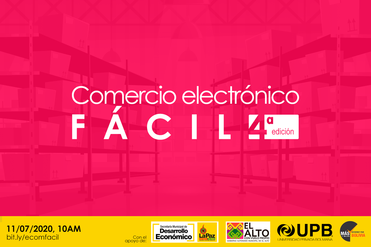 Mañana a las 10AM tienes una cita con la 4ª edición del evento "Comercio Electrónico Fácil".
La empresa <a href="/StatistaCharts/">Statista</a> tiene una sorpresa preparada para todos los asistentes.

Inscripción gratuita:
bit.ly/ecomfacil

#eComFacil