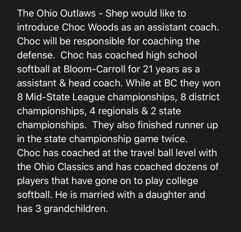 stcksdao's tweet photo. Welcome Choc Woods to the coaching staff!! https://t.co/N8B3Nhyb9R