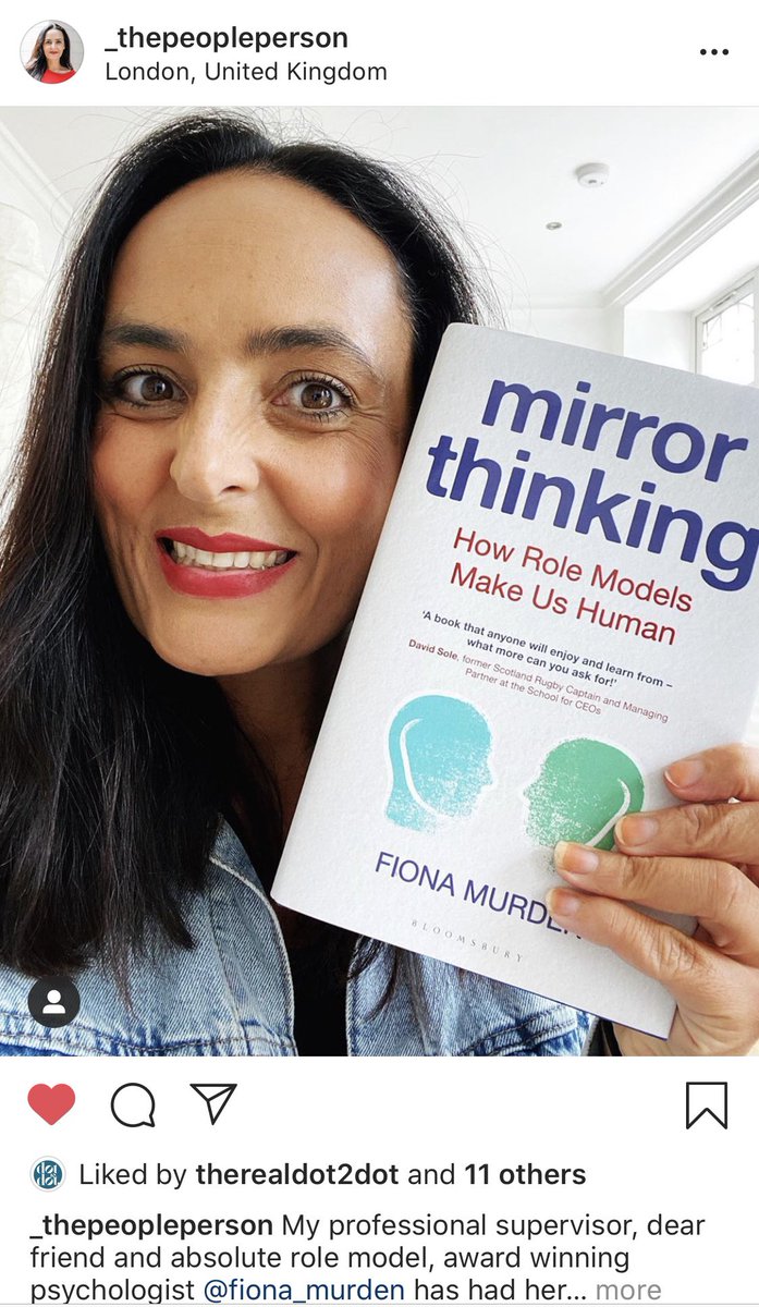 FionaMurden's tweet image. Fab to see my book in the hands of friends finally....#mirrorthinking #rolemodels