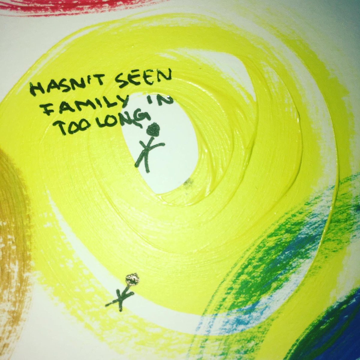Some may feel saturated or lonely. We’re all one of these someones. Whichever one you are, you are seen. It’s okay to be not okay. 6/n