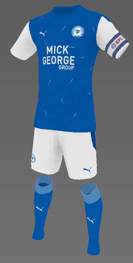 _jordanhookway's tweet photo. Peterborough United 20-21 Puma Home kit is now available to download! #eFootballPES2020 #PESWorld #pufc 
https://t.co/6oYv9OvWrd https://t.co/4voMGcam71