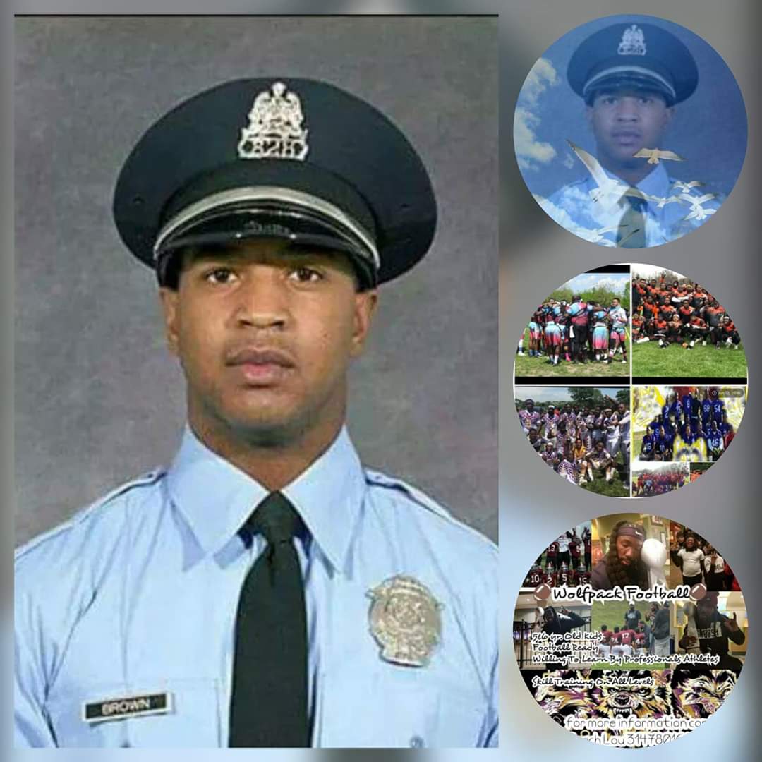 Rest Peacefully 
Officer Norvelle T. BROWN 
NTB WOLFPACK 🤘🏾🐺🤘🏾
Will Keep Your Name Living Through Our Youth &amp; Community And Start A Legacy In Your Honor 
Love And Miss You Everyday Bro 
#OfficerNorvelleBrown
#NtbWolfPack