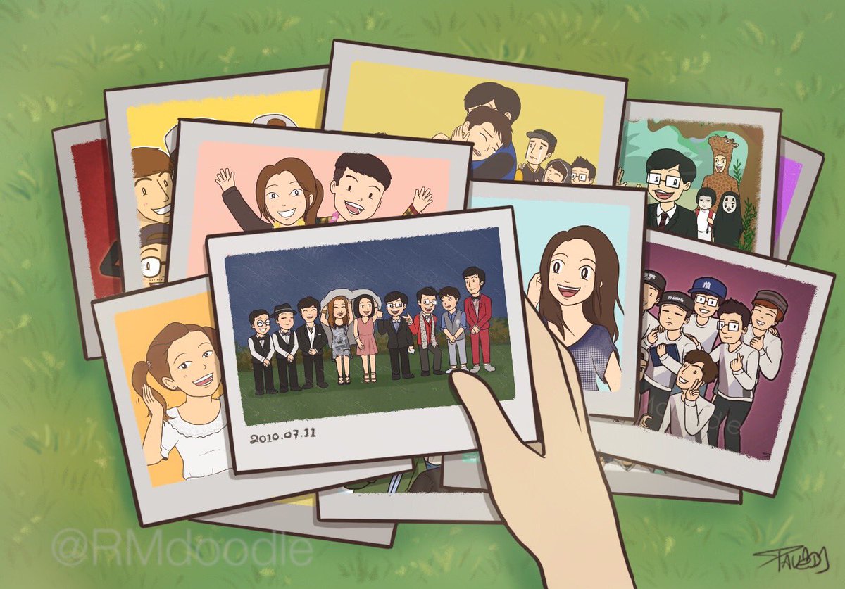 Running Man Doodles tweet media