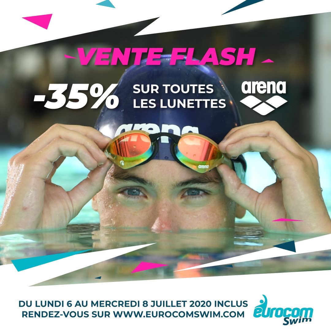 Vous pouvez en profiter jusqu’à ce soir minuit !!!
RDV sur eurocomswim.com