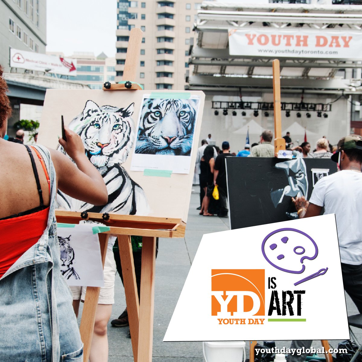 YDToronto's tweet photo. YOUTH DAY IS ART!
BE A PART OF IT!
Join all of us for this historical YD FestCast, broadcasted on July 19th, 2020.
https://t.co/mQlrP4IpMW
#YouthDayGlobal #YouthDayToronto #BePartOfIt #YouthDayFestCast #YouthDay2020 #chum1045 @chum1045 #peterlinseman #TylaineDuggan https://t.co/h7m3cAItaW