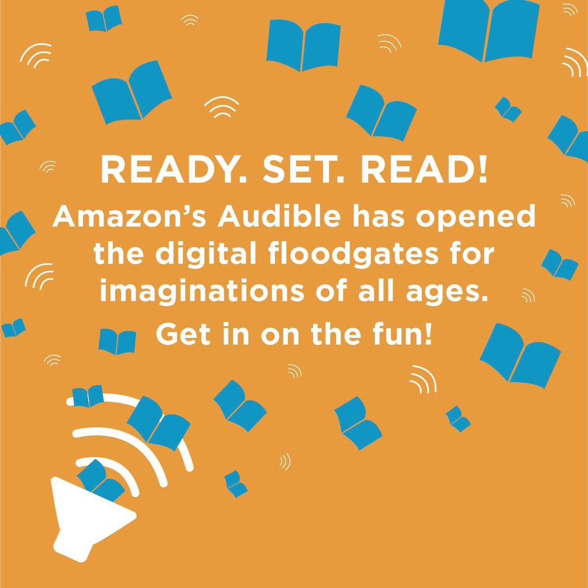 apsupdate's tweet photo. Free books for everyone while school’s out! Thanks @audible_com for helping Atlanta build a city that reads. 

APS families, please head to https://t.co/nnlTQueHsn to enjoy an audio book! 

Also, don't forget to log your minutes on https://t.co/5YyRgaXC1E! #Race2Read https://t.co/O3Qptk2dw0