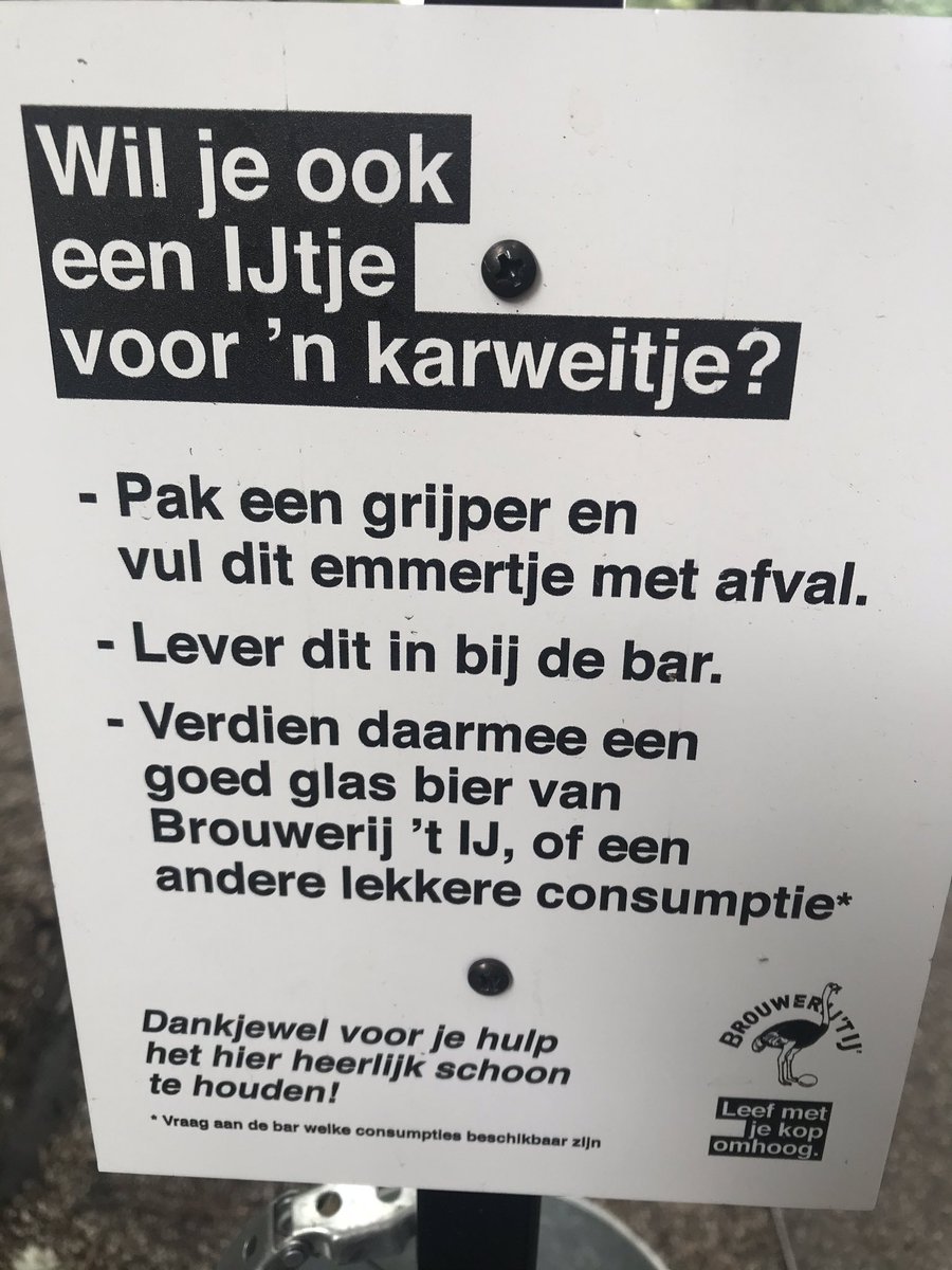 AmsterRus's tweet photo. โWe hadden ffโ jr en ik gingen vuil prikken. Heitje voor karweitje. Best een schoon park @Erasmuspark ๐ na veel sigaretten een paar flesjes = emmertje vol = IJsje eten met dank aan #Terrasmus & @BrouwerijtIJ #stadsafari #staycation #urban #outdoor @NatureDesks โจ #020ontheroad https://t.co/1tydQXbhh1