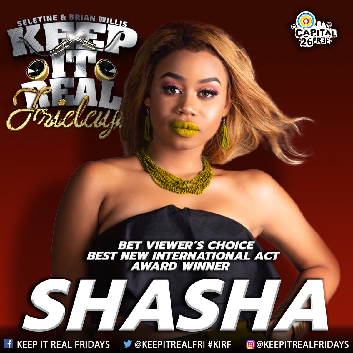 New pod Alert 🚨: This week on #KIRF the talented <a href="/ShaShaOfficial_/">Sha Sha</a> joined <a href="/BrianWillisZw/">No Relation To Bruce!!!!</a> &amp; I to discuss her come up, recent successes, share some laughs and sooo much more! iono.fm/e/889278

#SocialArchitect 
#capital26free