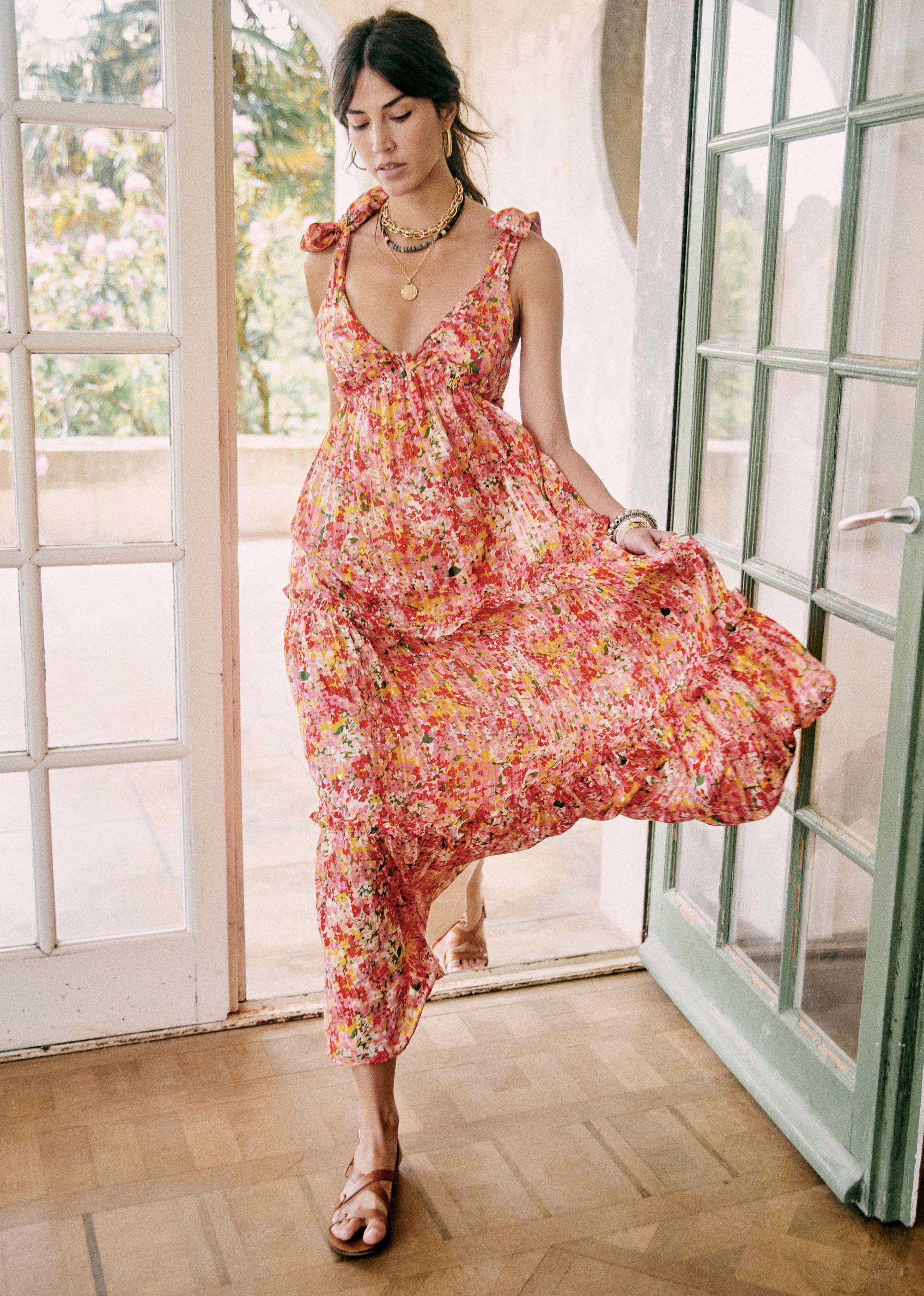 Sezane outlet robe rose