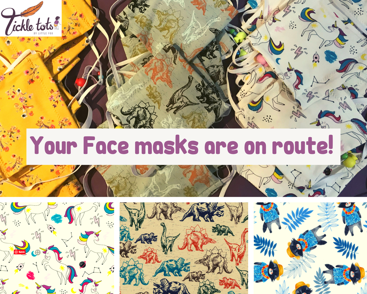 Tickle Tots Reusable face masks & more tweet media