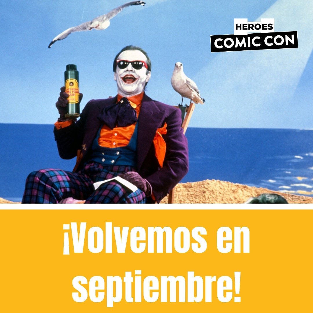 Superhéroes y villanos también necesitan unas vacaciones. ¡Volveremos muy pronto con todas las novedades sobre las próximas ediciones de HCC!