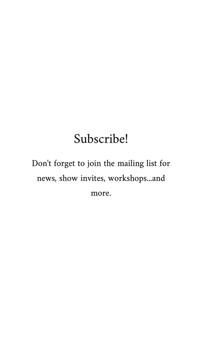 NEW WEBSITE!! Just launched ✨ Head over to mollybehagg.co.uk to see what I’ve been working on. There’s lots of new pieces on show and some old favourites too.

Subscribe ✨💫⭐️to the mailing list! So you can hear about upcoming news, events, promotions and more.