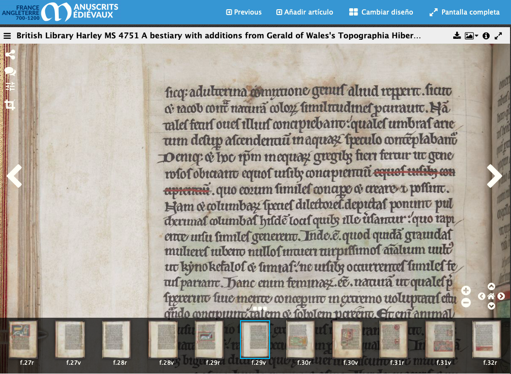 LeonorZozaya's tweet photo. Still touched by the challenge launched in the 3rd #BloggingMss session on the #BLHarley MS 4751, now wondering if different blots (cross outs? [I mean ´tachones´in Spanish]) can indicate different hands (ff. 16v &amp; 29v)

@OxMedStud #IMC2020 

https://t.co/XNmQ8oSjaK https://t.co/e7vlBhkEub